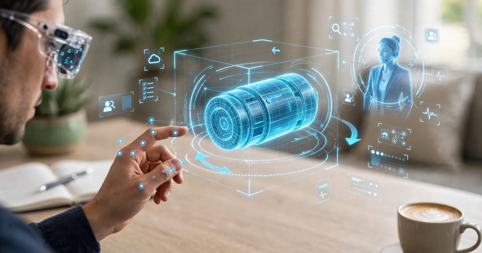 AI-Powered AR for SMB Remote Collaboration and Training